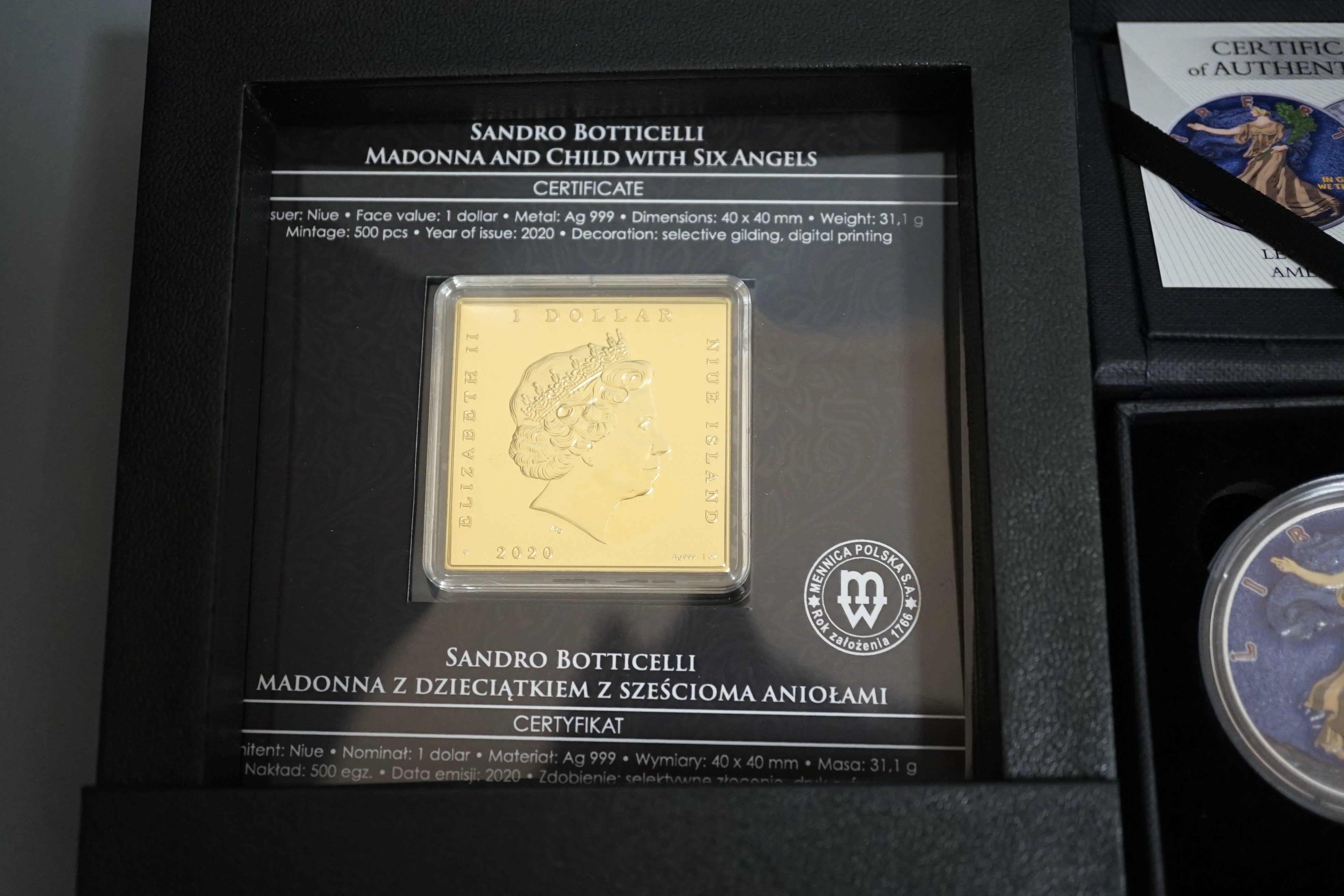 Ten bullion silver 1oz. commemorative coins, a bullion silver 2oz. coin and a Canada 2oz. silver ingot, BU